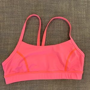 Lululemon hot pink sports bra size 8